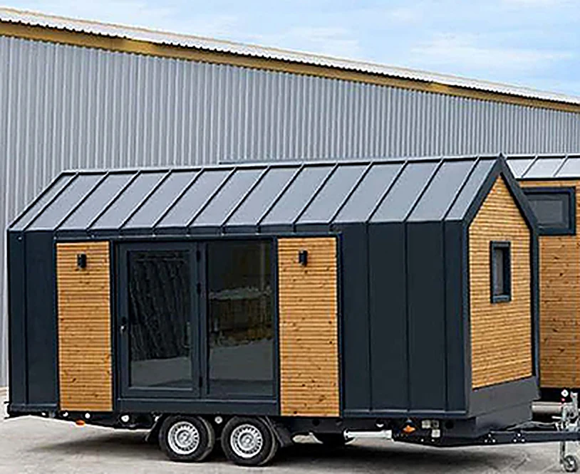 Tiny house onderstel van Intermetal